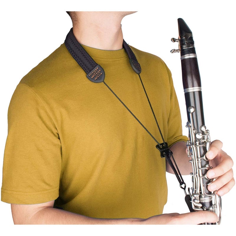 ProTec Pro-Tec Clarinet Neck Strap, 22â€ Length (Model NCS2),Black,Regular - Image 1